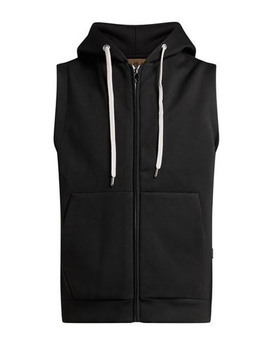 At. p.co Man Sweatshirt Black Size M Polyester, Viscose, Elastane
