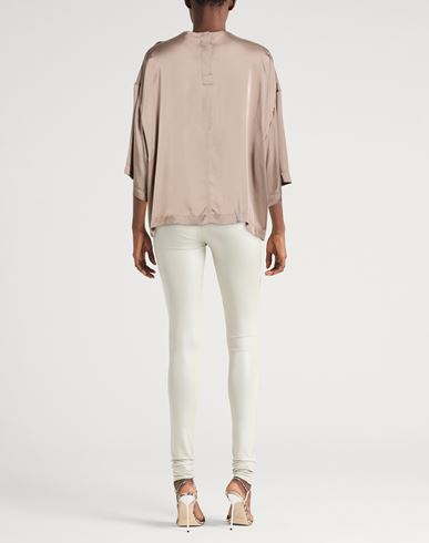 Woman Top Taupe Size 4 Acetate, Viscose