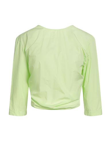 Woman Top Lime green Size M Cotton