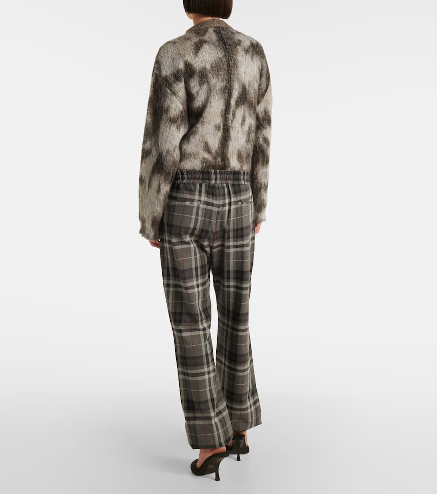 Cotton-blend sweatpants