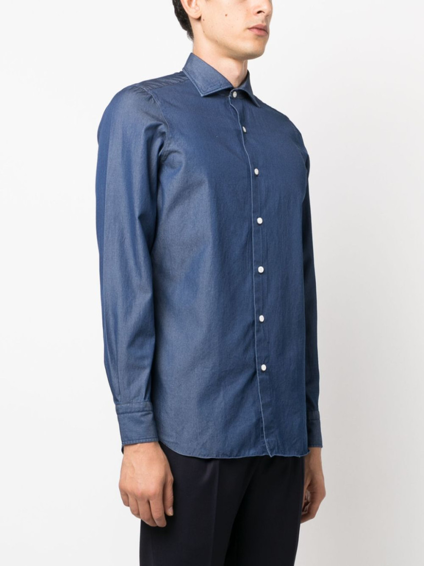 Blue Blue Regular Fit Denim Shirt