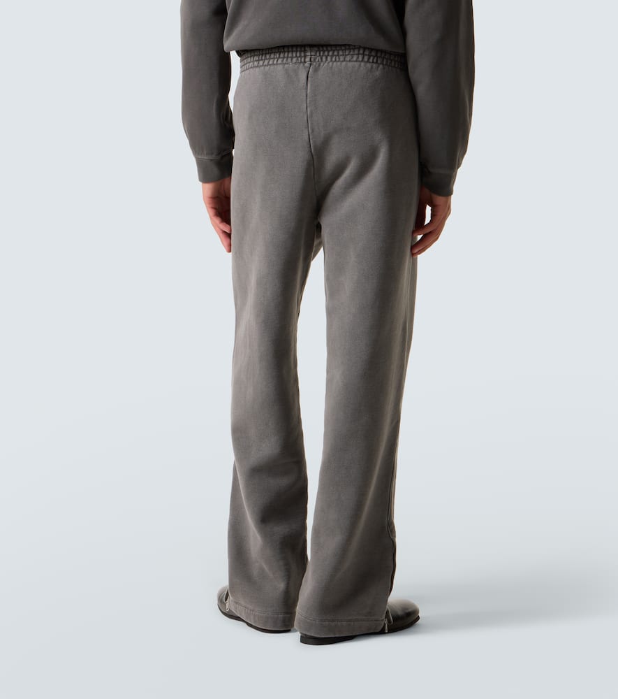 Cotton jersey wide-leg sweatpants