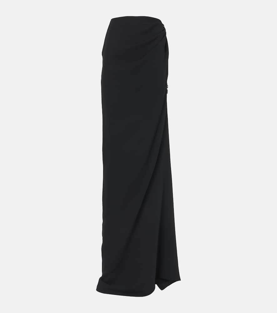 Indominable draped maxi skirt
