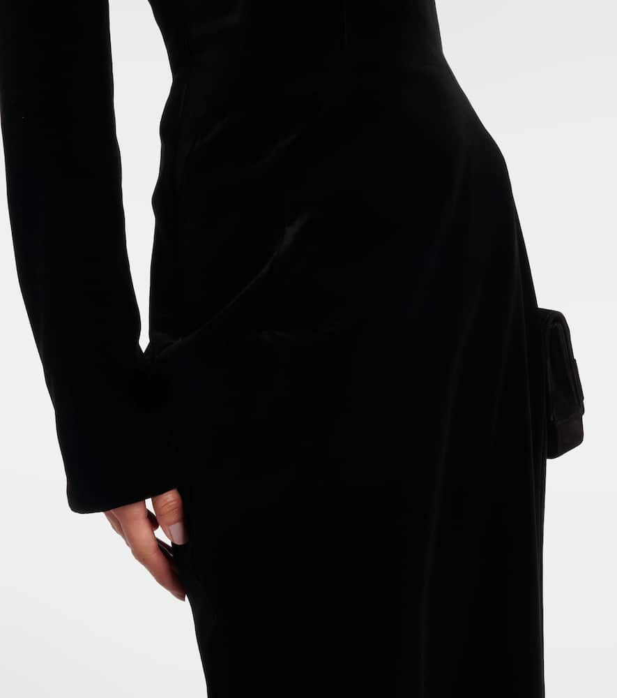 Re/edit Les Méduses velvet corset gown