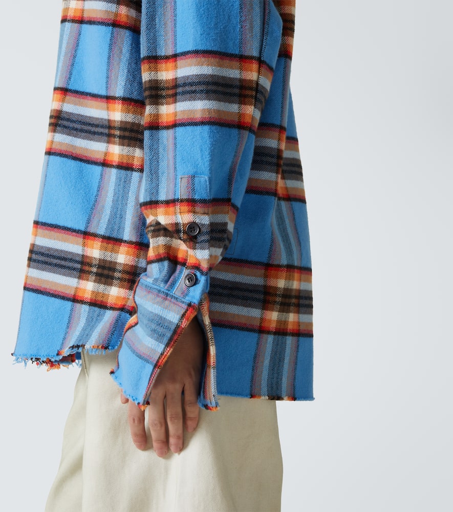 Plaid cotton shirt