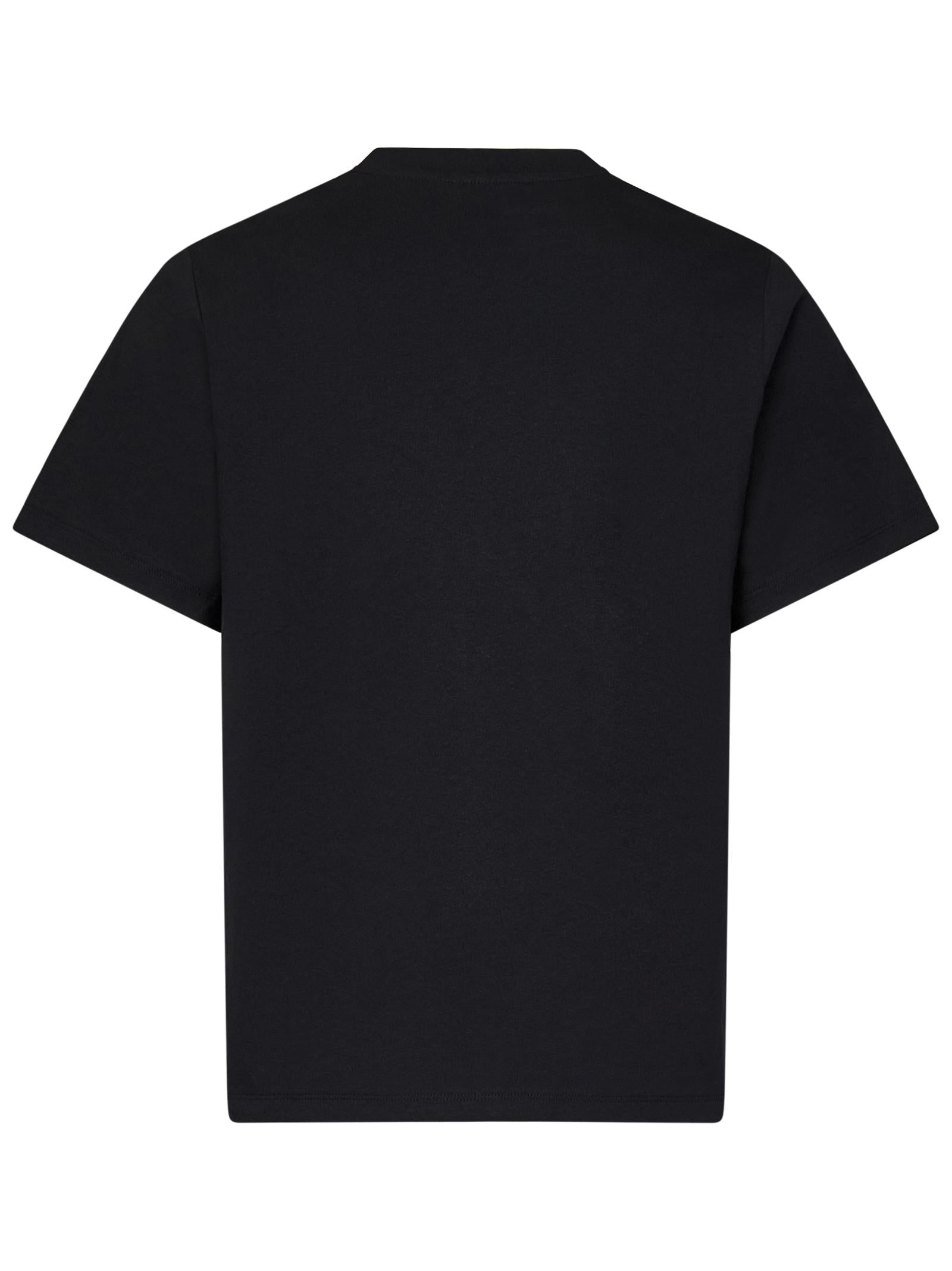 Cotton Crewneck T-Shirt — Black