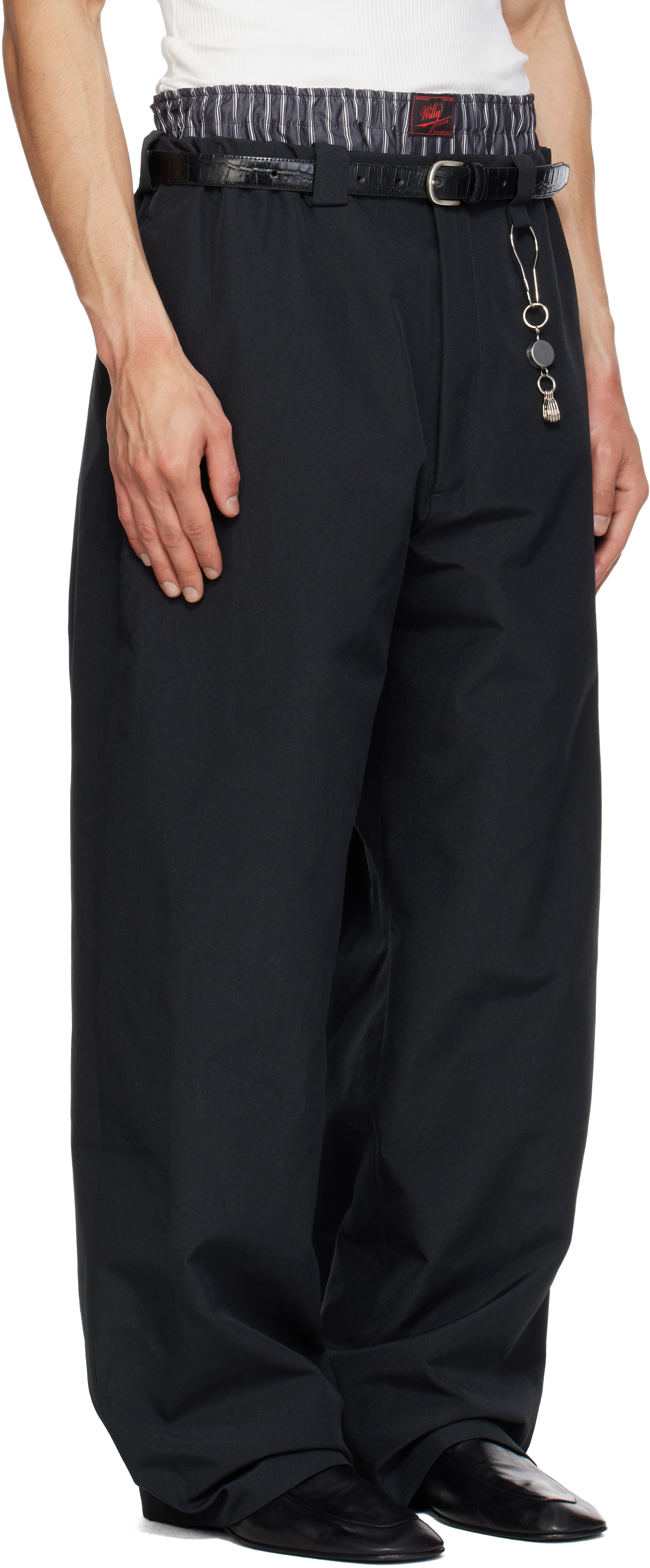 Black Toluca Trousers