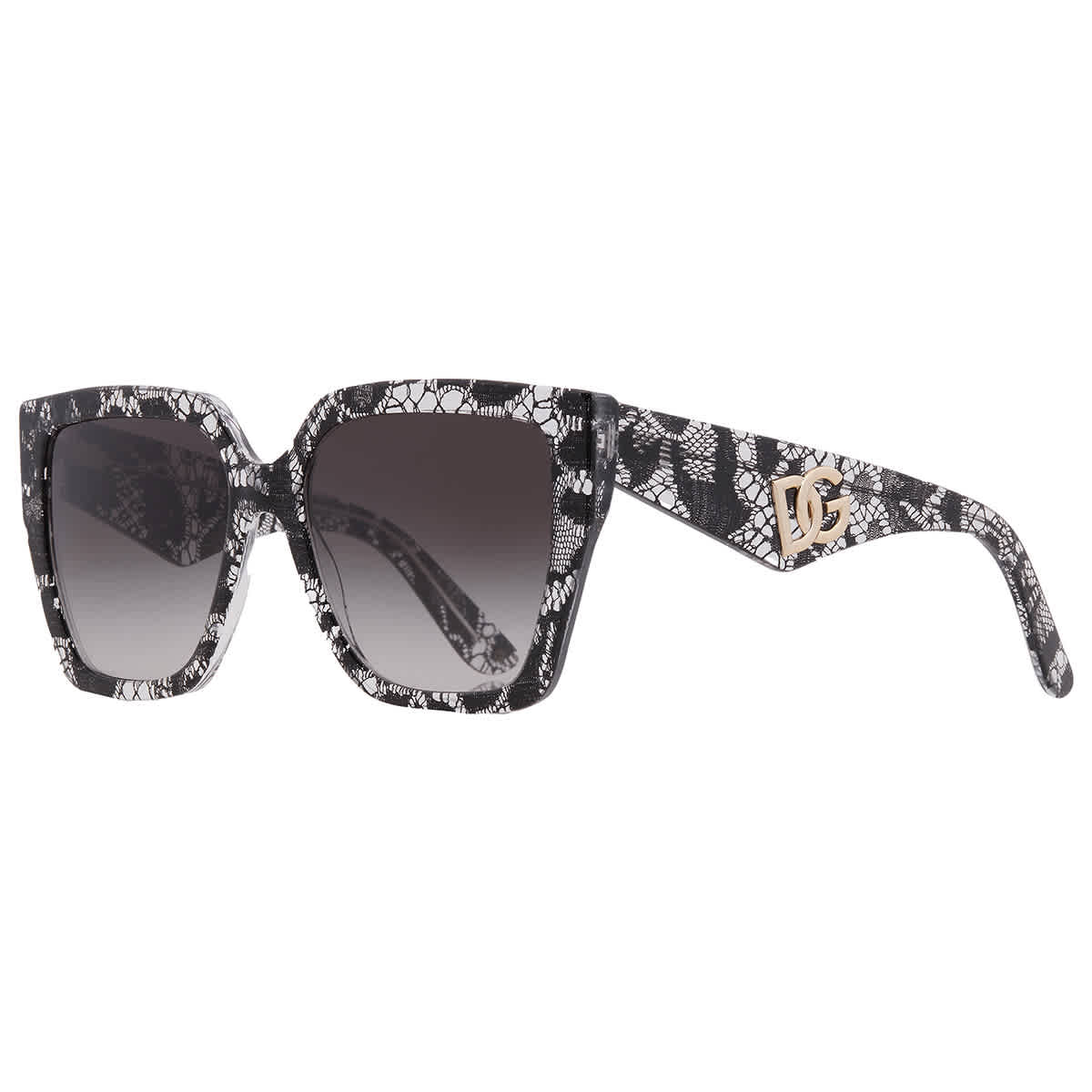 Grey Gradient Butterfly Ladies Sunglasses DG4438 32878G 55