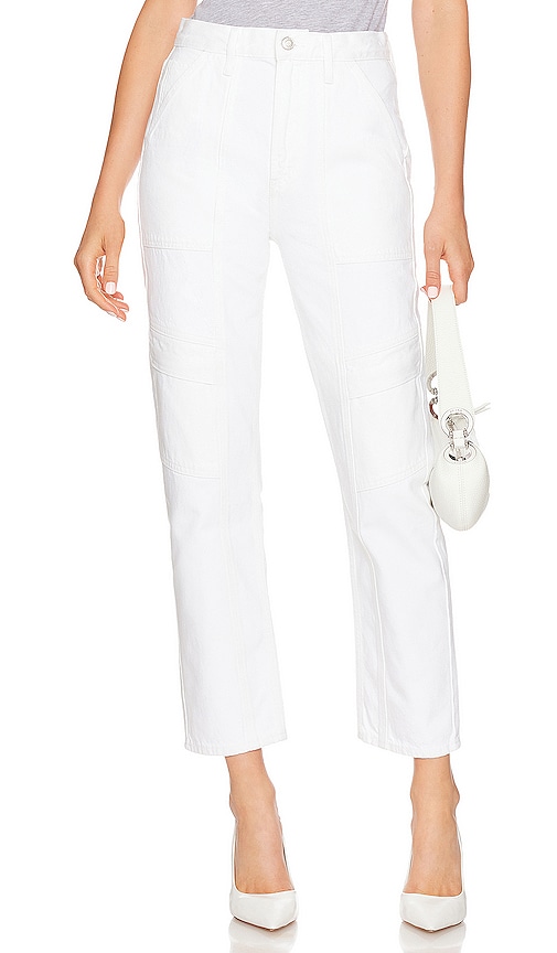 AGOLDE CARGO-JEANS COOPER in White. Größe 34. Also in