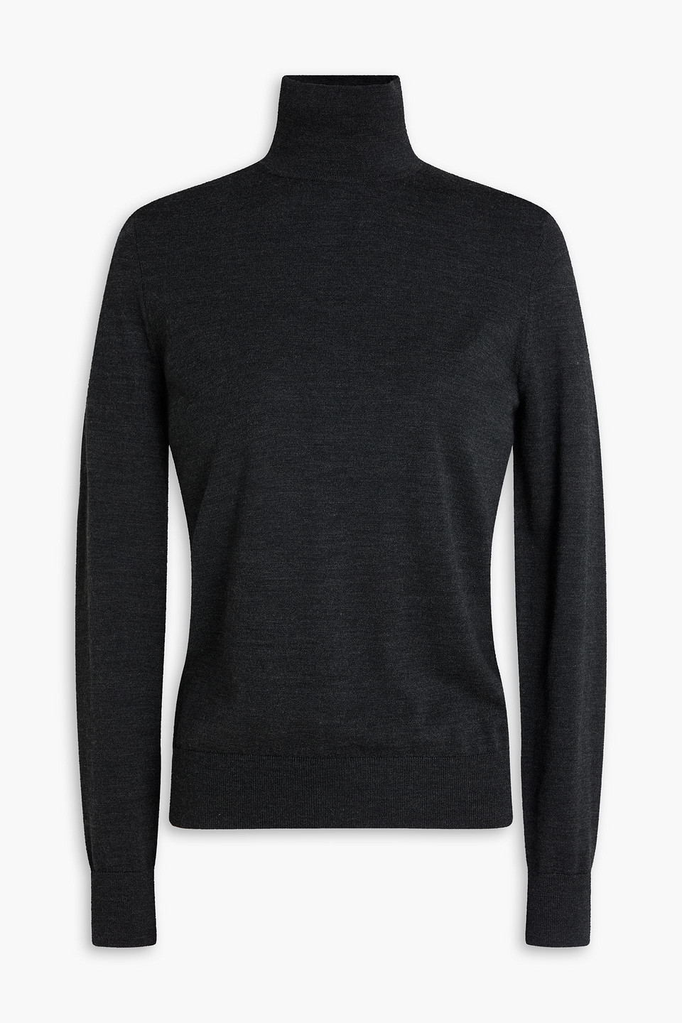 Wool turtleneck sweater - Gray - L