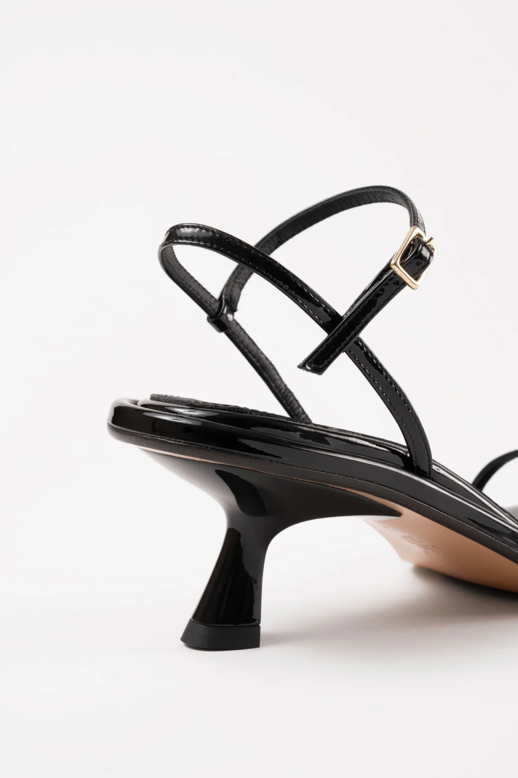 Black Ankle Strap Heels
