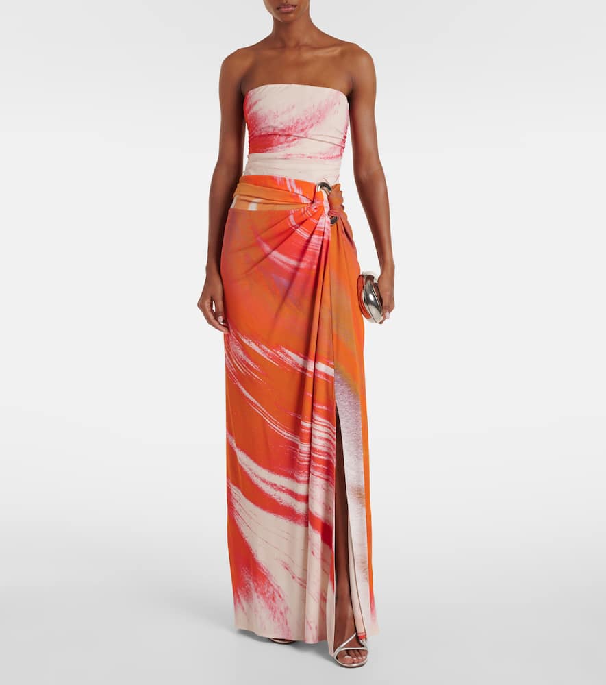 Emma printed jersey maxi dress