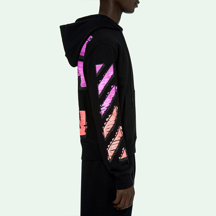 Men's SS21 Logo Printing Long Sleeves Loose Fit 'Black Fuchsia'