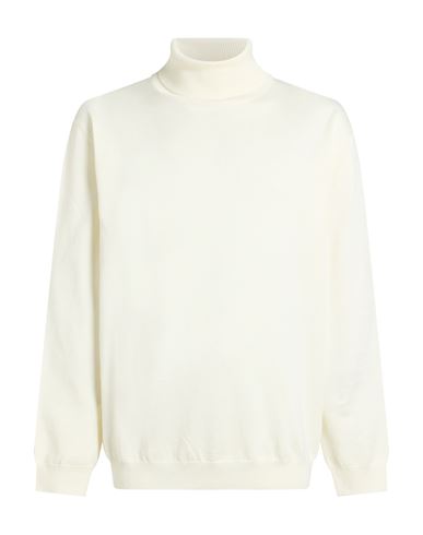 Man Turtleneck Ivory Size XL Viscose, Nylon