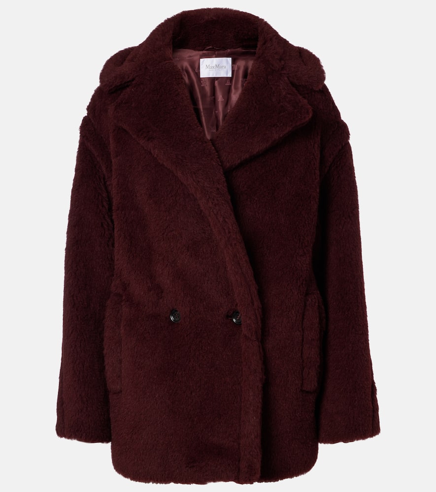 Olga apaca, wool and silk peacoat