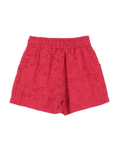 Toddler Girl Shorts & Bermuda Shorts Red Size 3 Cotton