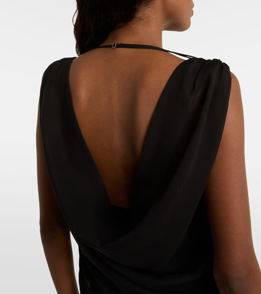Beaded jersey top
