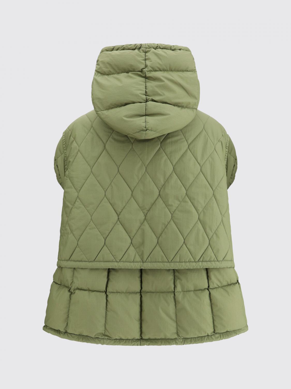 Ember hooded quilted vest - Black
