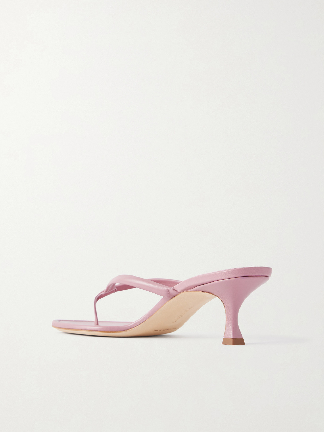 Paterno 50 Leather Thong Sandals - Pink