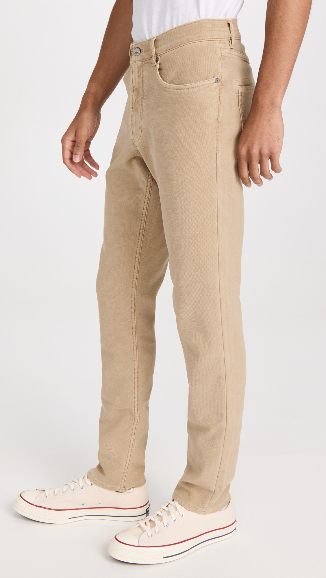 Stretch Terry 5 Pocket Pants Desert Khaki