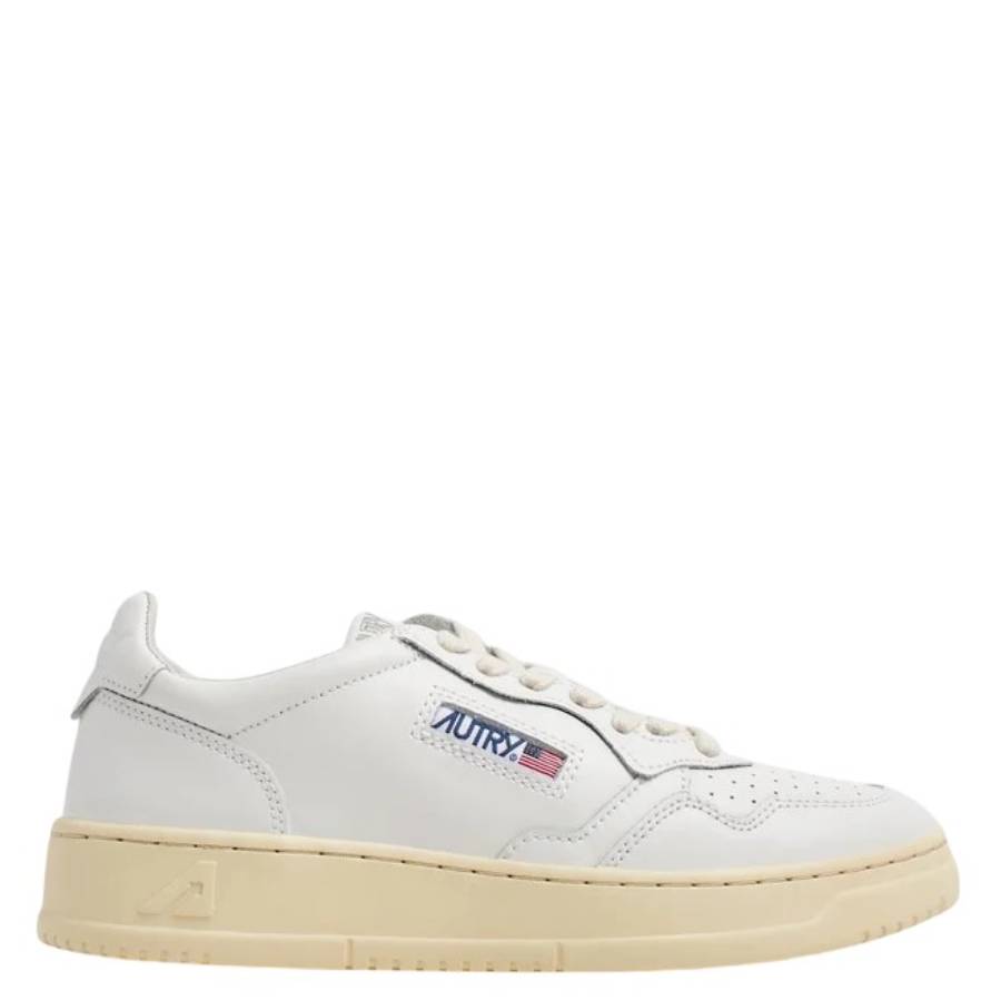 Medalist Low Sneakers In White Leather