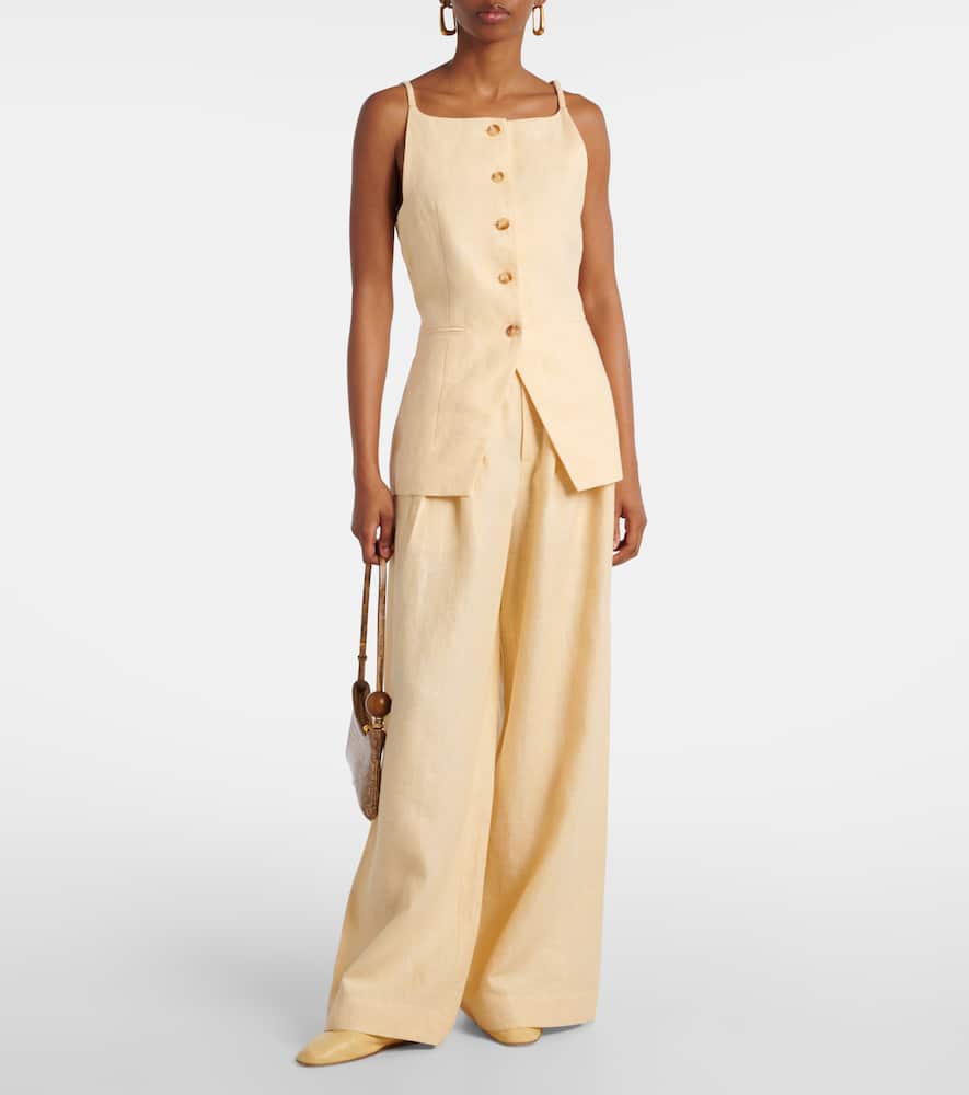 Nancy linen top