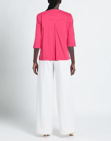 Woman Top Fuchsia Size 12 Cotton, Polyamide, Elastane