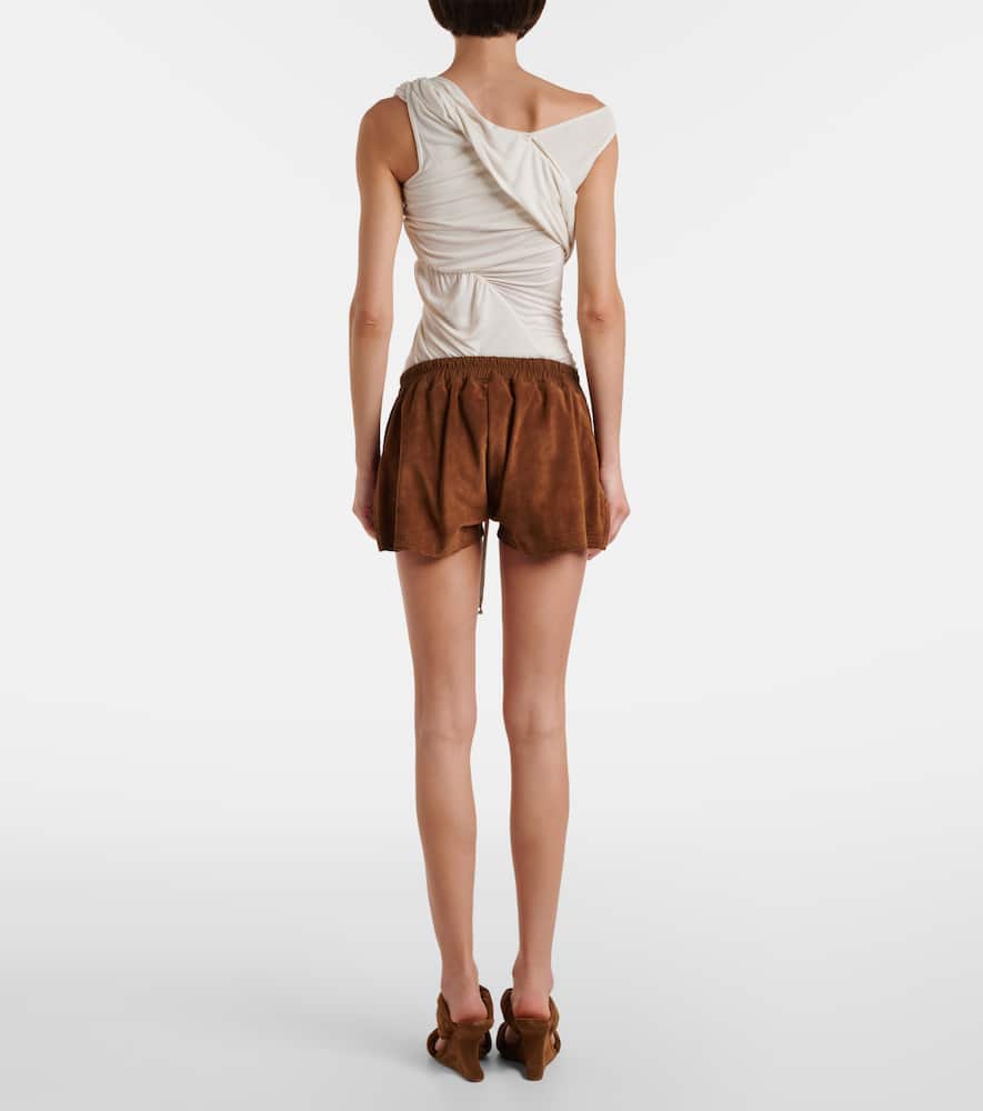 Suede shorts