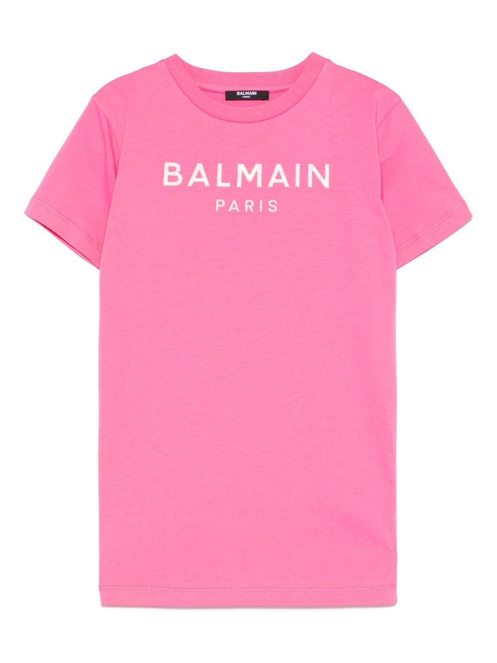 Logo-appliqué dress - Pink