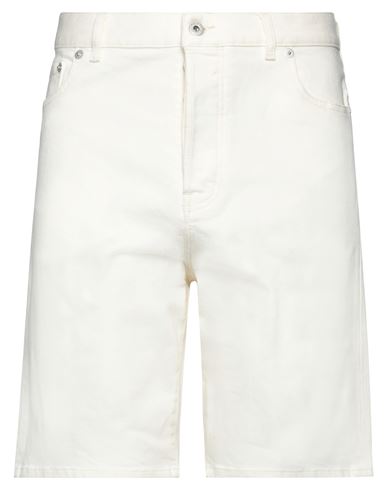 Man Denim shorts Cream