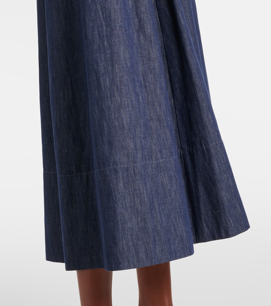 Denim shirt dress