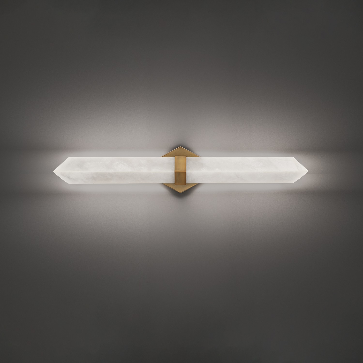 Aged Brass LED Bathroom Bathroom Vanity Light Bathroom Vanity Light from the Javelin Collection