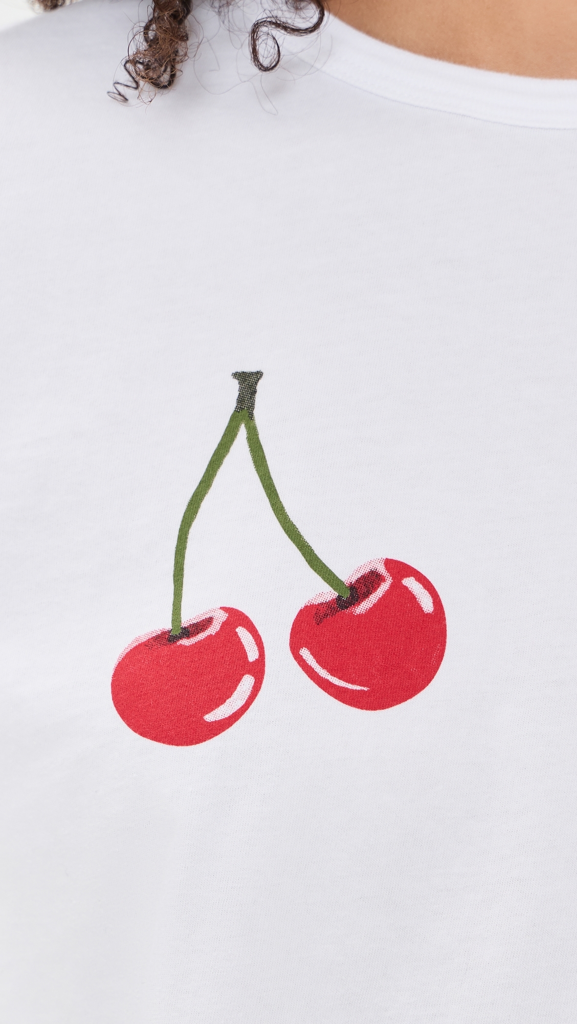 Cherry Picking Tee White