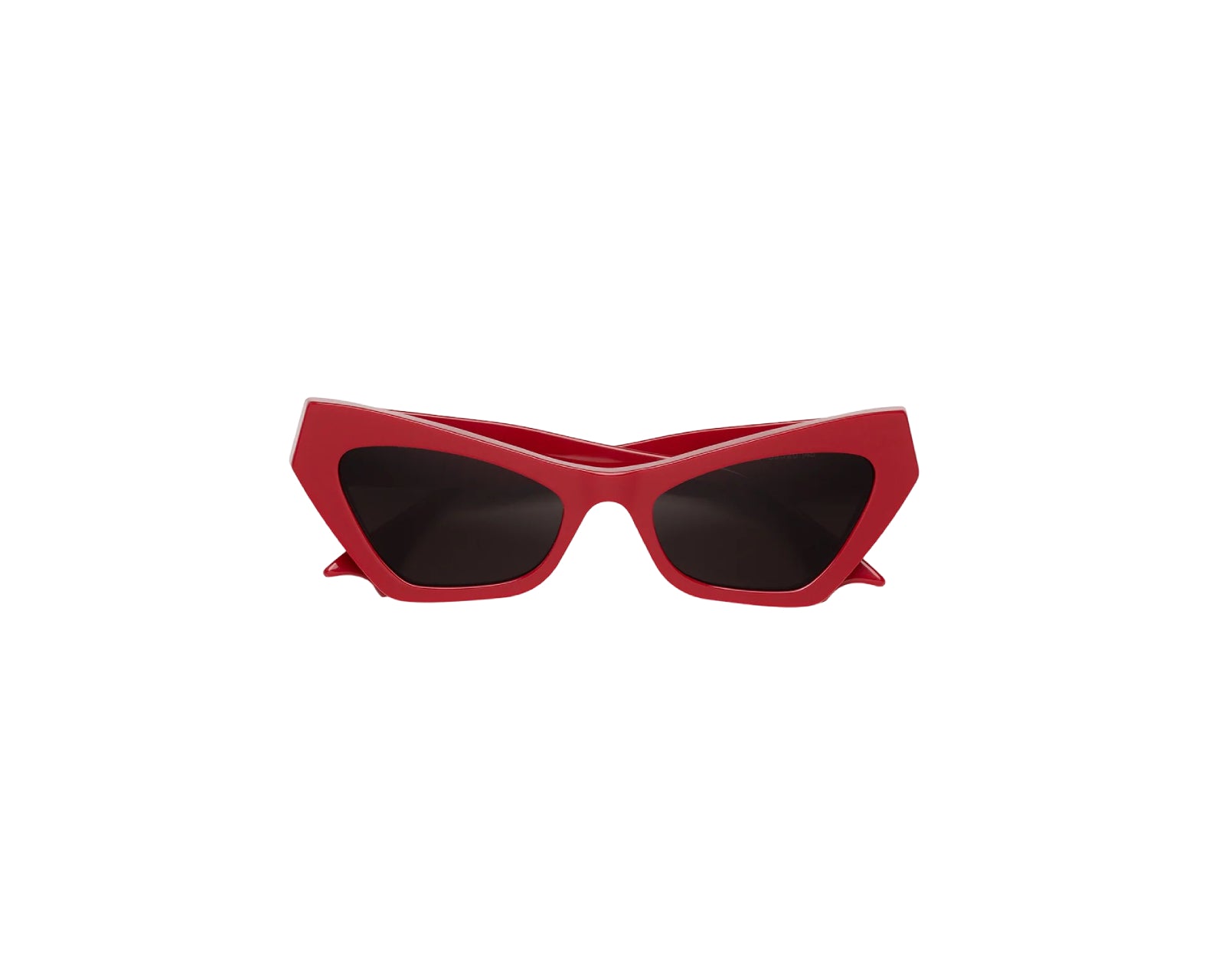 Marni Unisex Marni Zelaryth Red Sonnenbrillen Acetat Rot Schwarz Geometrisch
