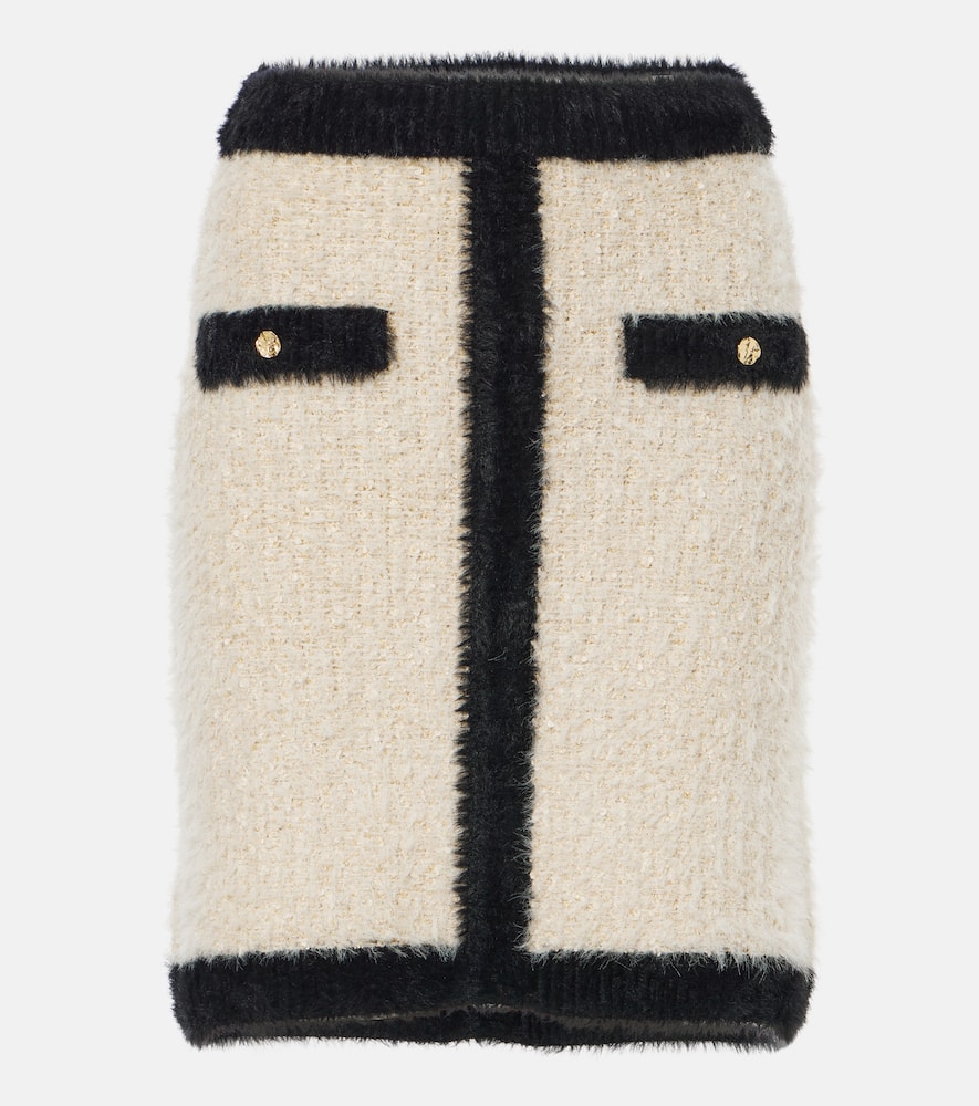 Tweed miniskirt