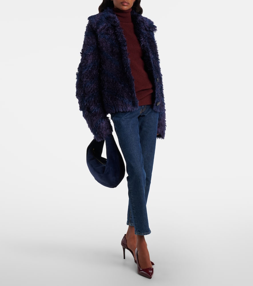 Borrowed cropped straight jeans