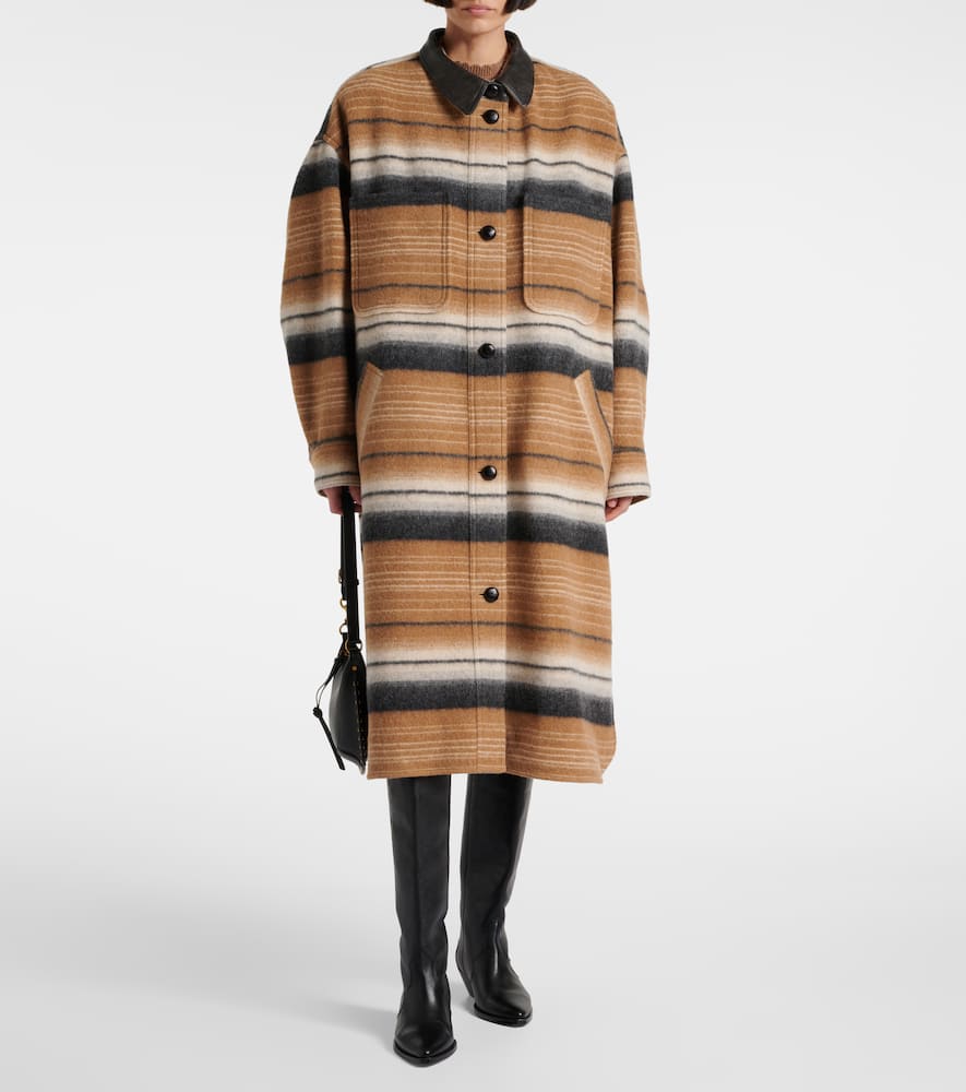Djilaga wool-blend coat