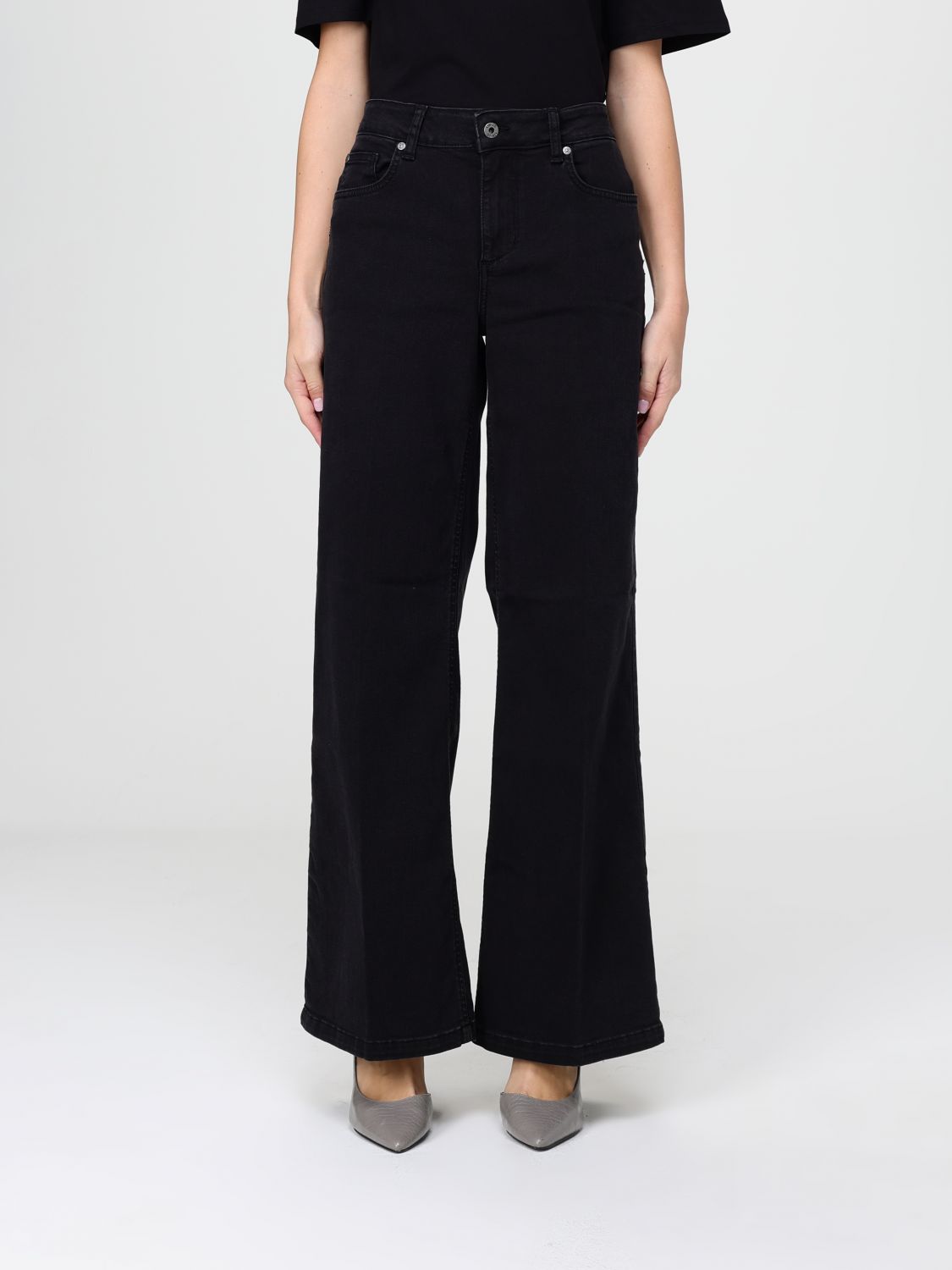 Mid-rise flared jeans - Blue