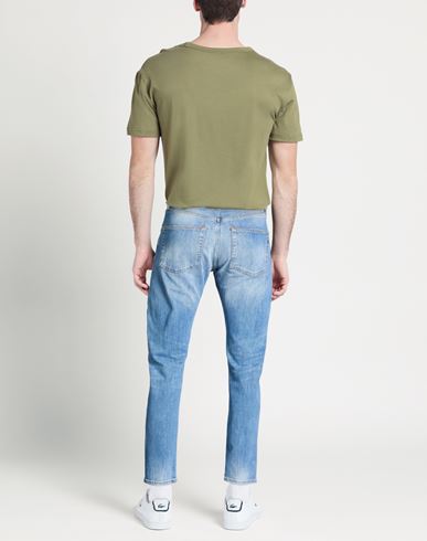 Man Jeans Blue Size 31 Cotton, Lycra