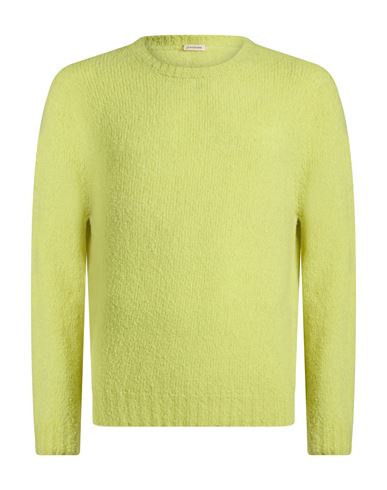 Man Sweater Lime green Size XL Merino Wool, Recycled cashmere, Polyamide