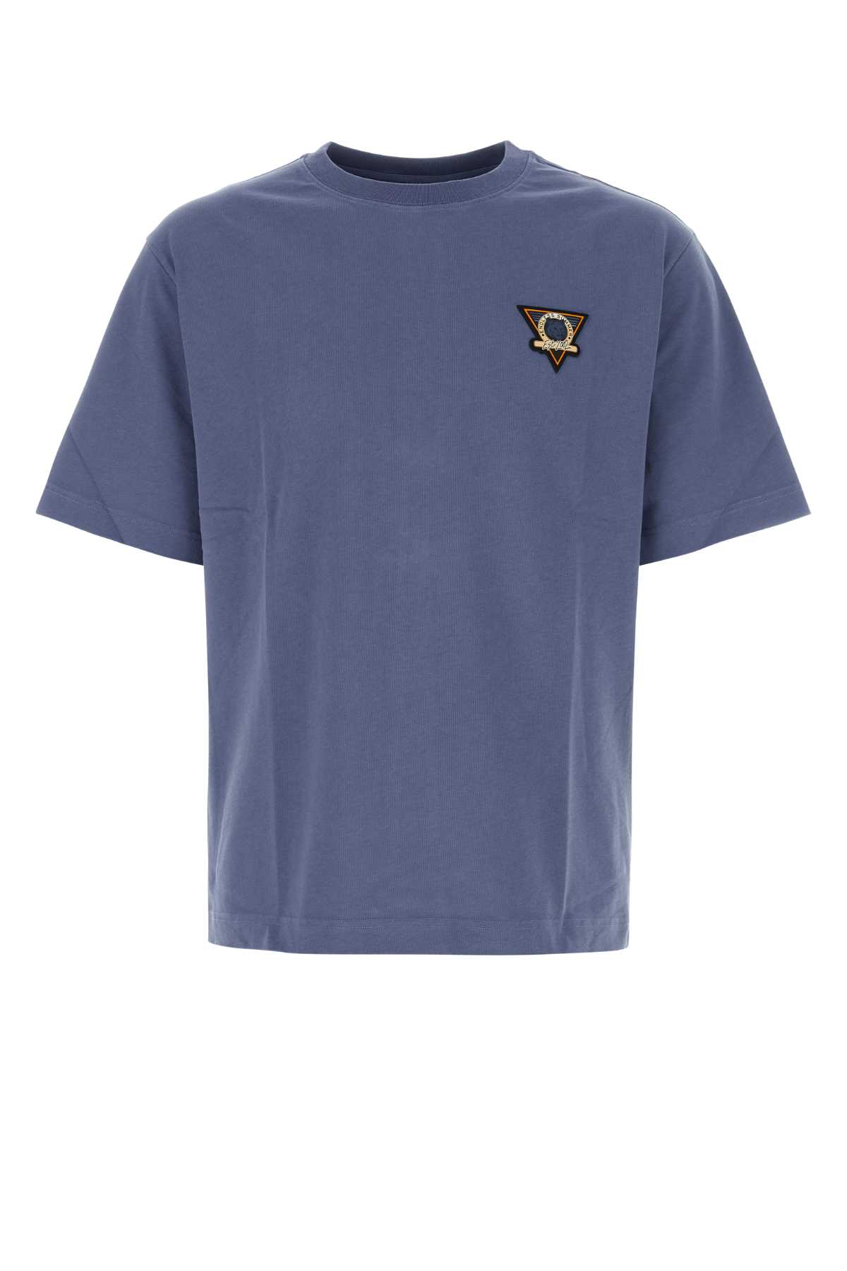 Air Force Blue Cotton Oversize T-shirt