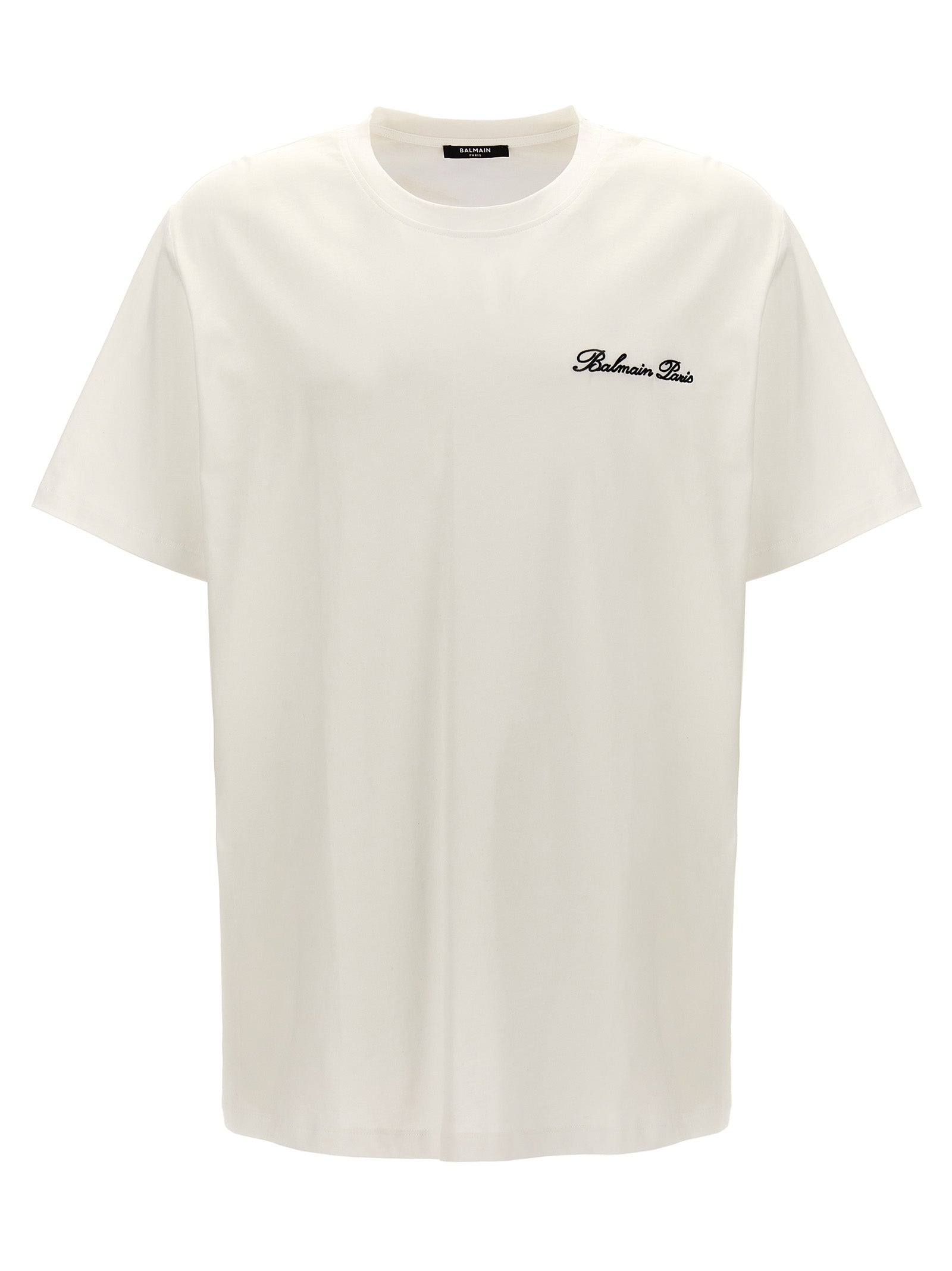 Logo-Embroidered Cotton T-Shirt — White