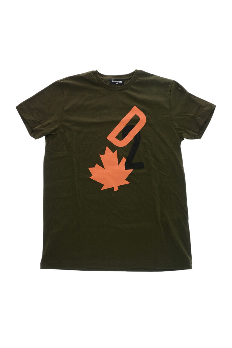 Boys Olive Regular T-Shirt