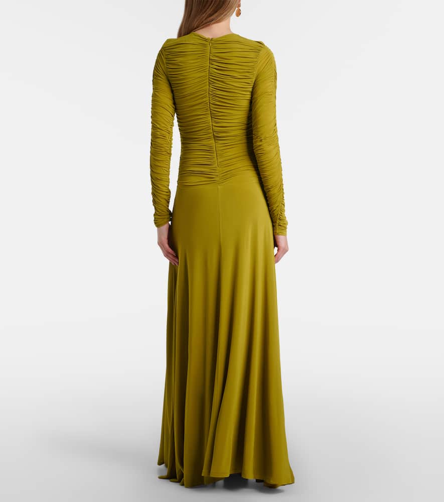 Eira gathered maxi dress
