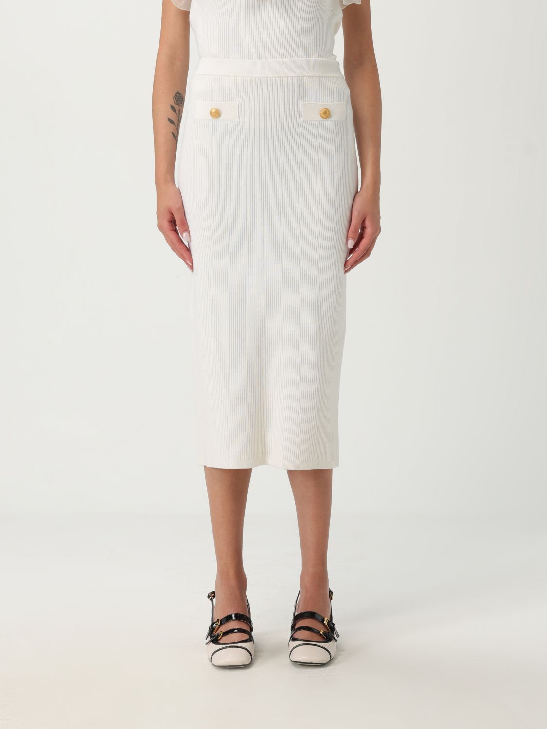Skirt Woman color White