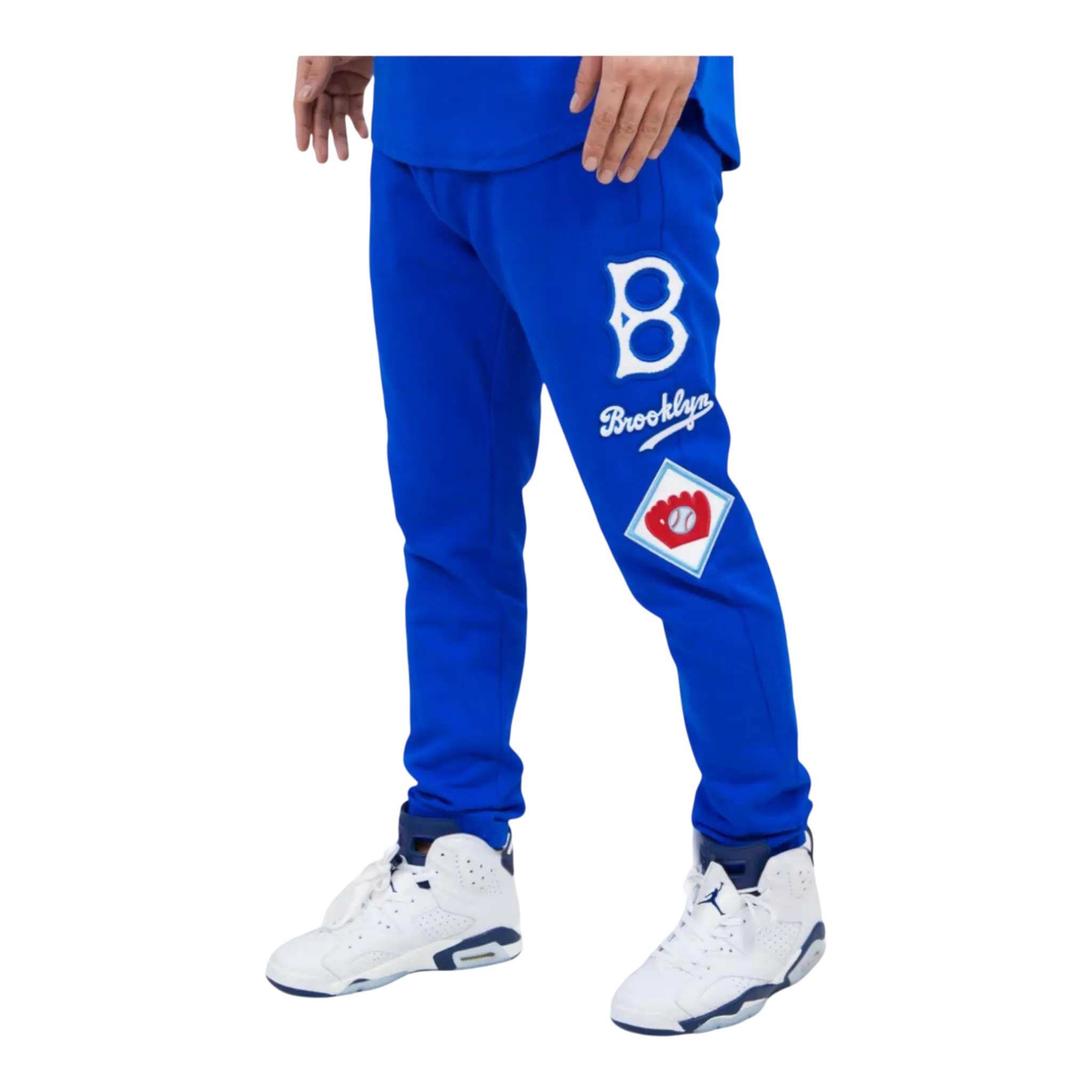 MLB Brooklyn Dodgers Retro Classic Men Sweatpants Royal Blue