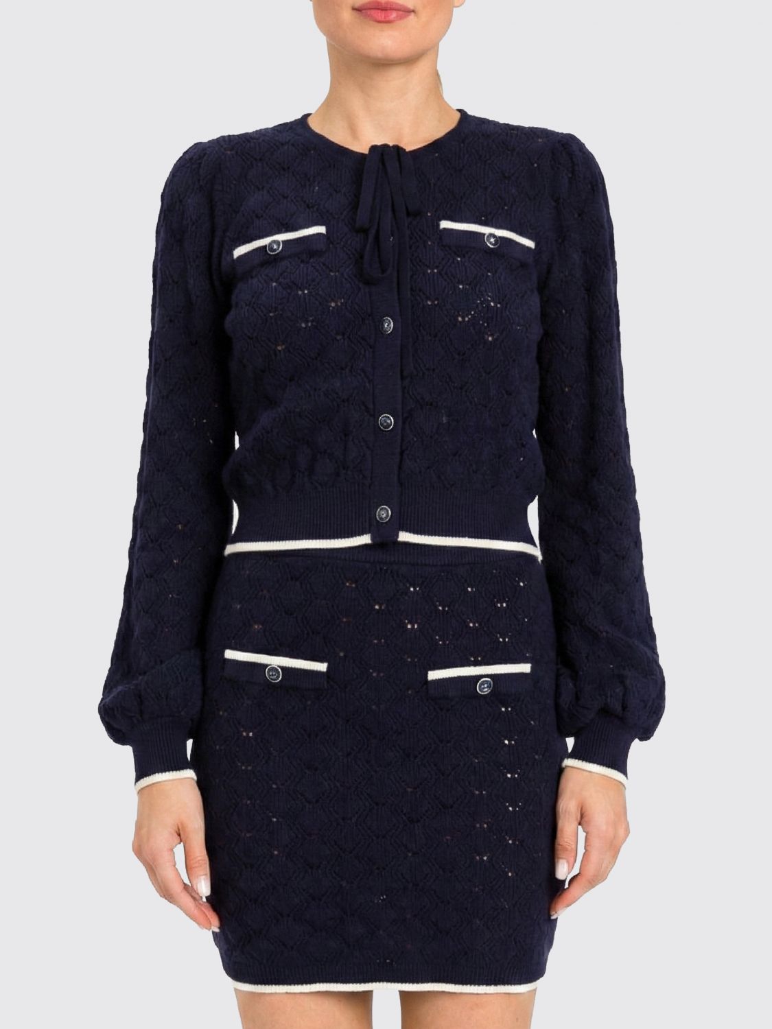 Cardigan Woman color Blue