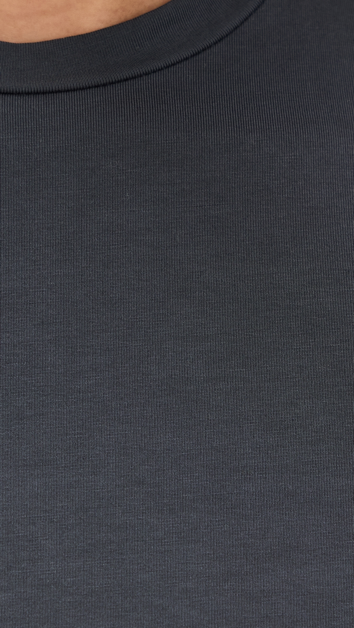 Fitted Tee Washed Black