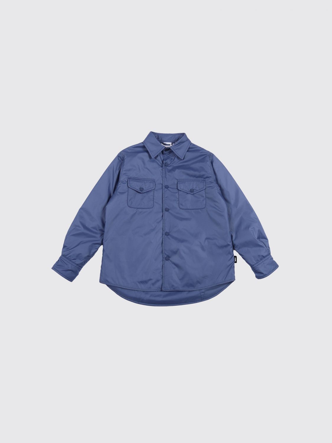 Coat Kids color Blue
