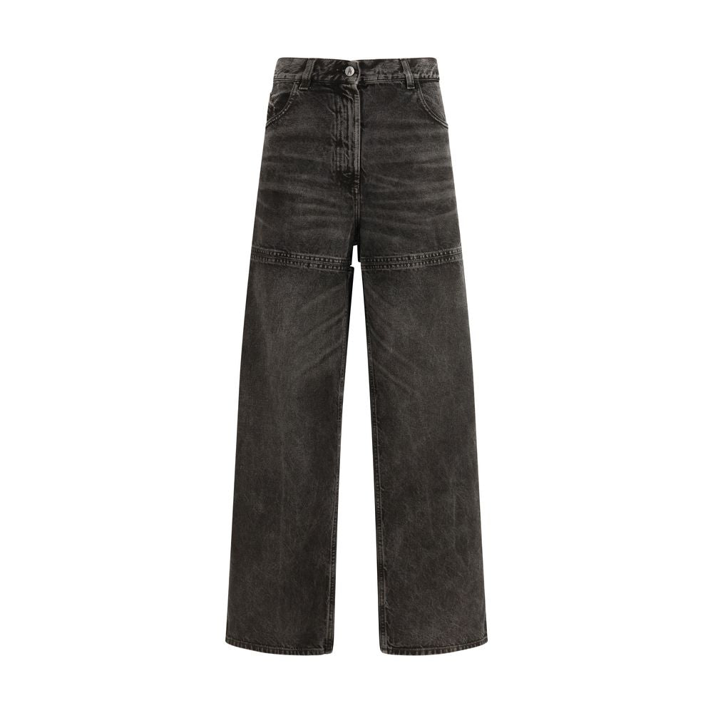 Cut Out Jeans — Black